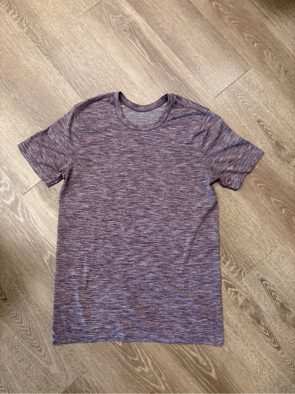 lululemon athletica Men's Heathered Plum Short Sleeve Tee
